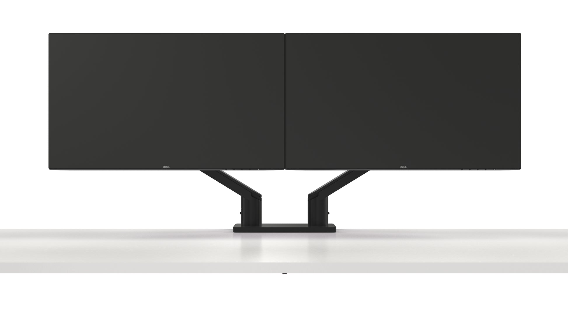 DELL MDA20 – Tischhalterung, Dual, bis 27", VESA 100 × 100 mm, 10 kg, höhenverstellbar, neigbar, schwarz