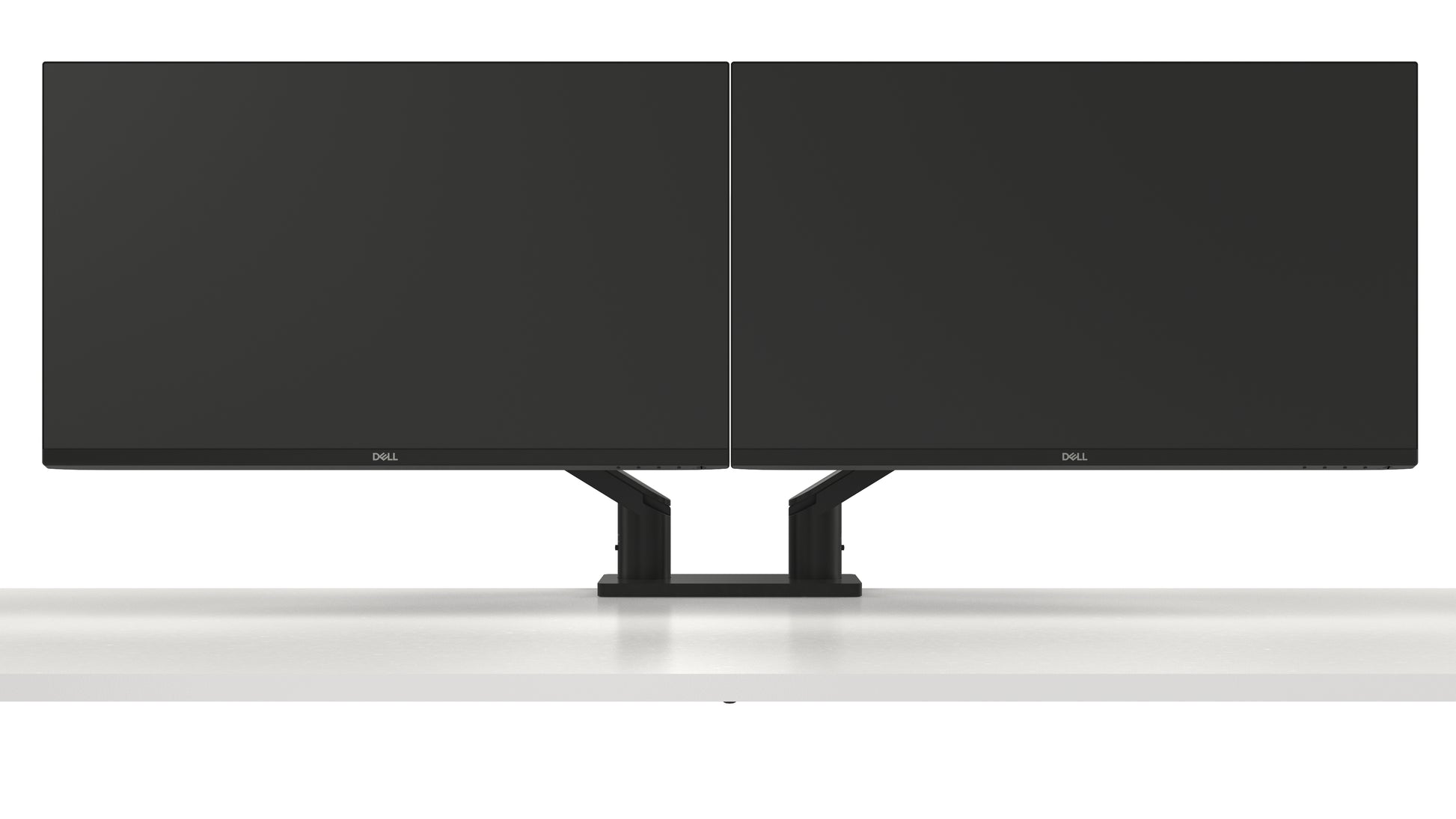 DELL MDA20 – Monitorarm, Dual, Tischklemme, bis 27", VESA 100 × 100 mm, 10 kg, Schwarz