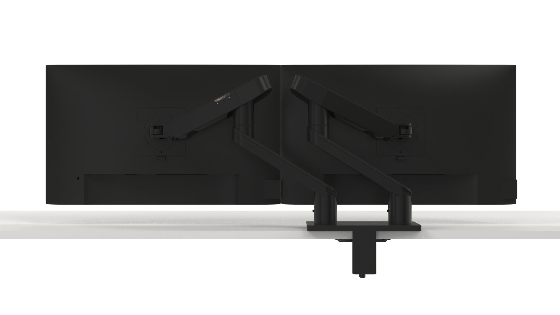 DELL MDA20 – Monitorarm, Dual, Tischklemme, bis 27", VESA 100 × 100 mm, 10 kg, Schwarz
