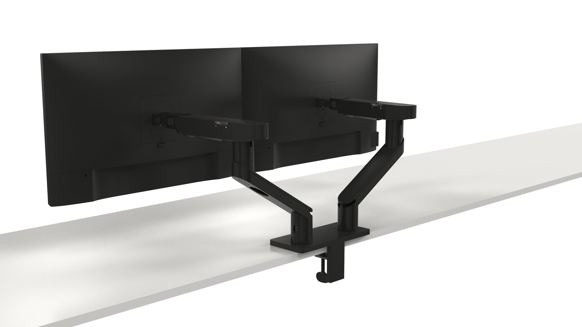 DELL MDA20 – Monitorarm, Dual, Tischklemme, bis 27", VESA 100 × 100 mm, 10 kg, Schwarz