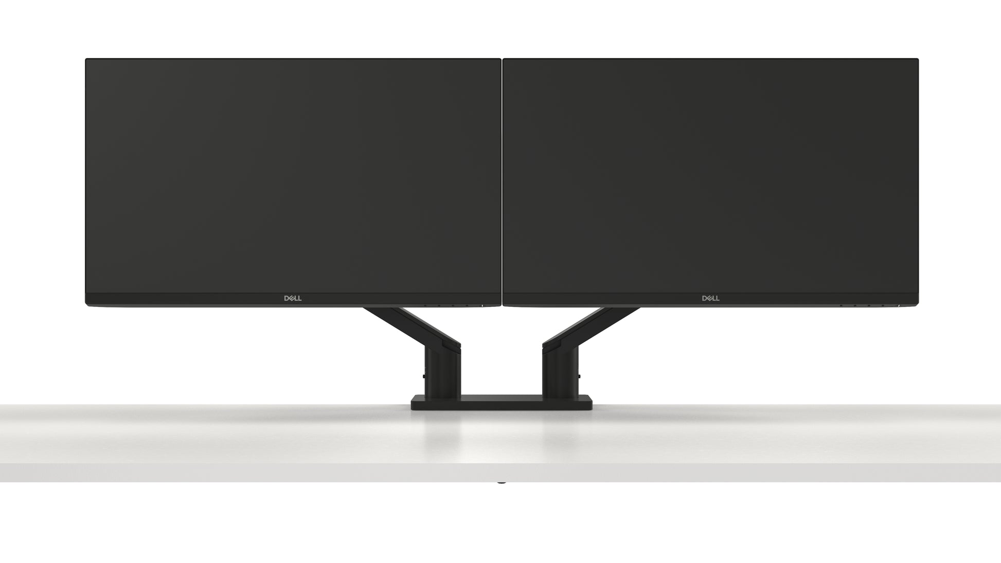 DELL MDA20 – Monitorarm, Dual, Tischklemme, bis 27", VESA 100 × 100 mm, 10 kg, Schwarz