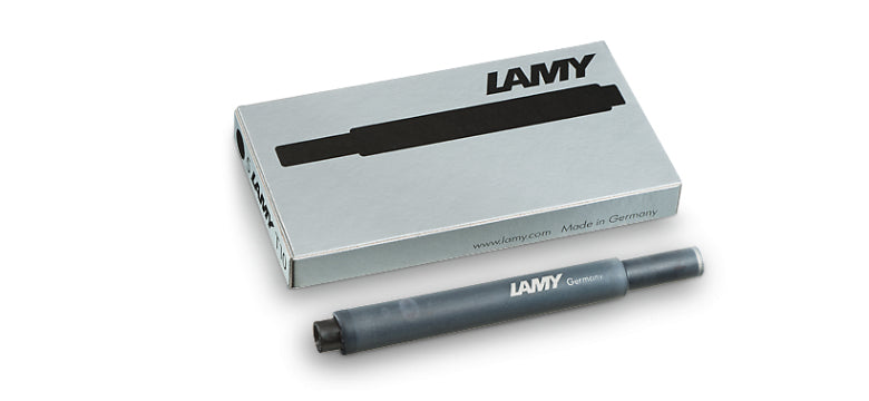 Lamy Tintenpatronen T 10 – schwarz, dokumentenecht, geruchsarm, 5 Stk.