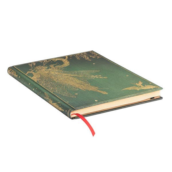 Paperblanks Notizbuch – 180 × 230 mm – 120 g/m² – Hardcover, 2 Lesezeichen, abgerundete Kanten, grün, FSC