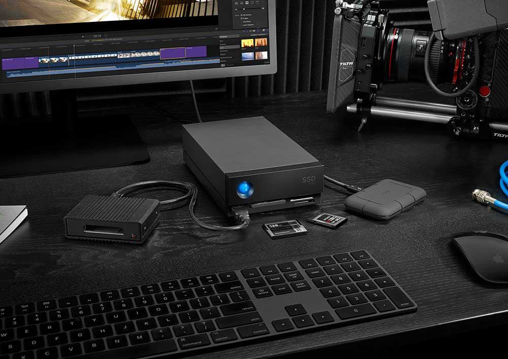 LaCie 1big Dock Pro Speichergerät – 2 TB, Thunderbolt 3, NVMe