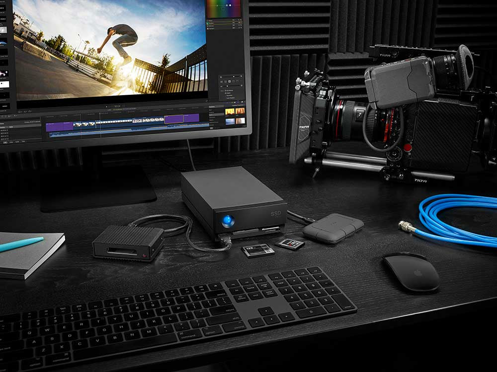 LaCie 1big Dock Pro Speichergerät – 2 TB, Thunderbolt 3, NVMe