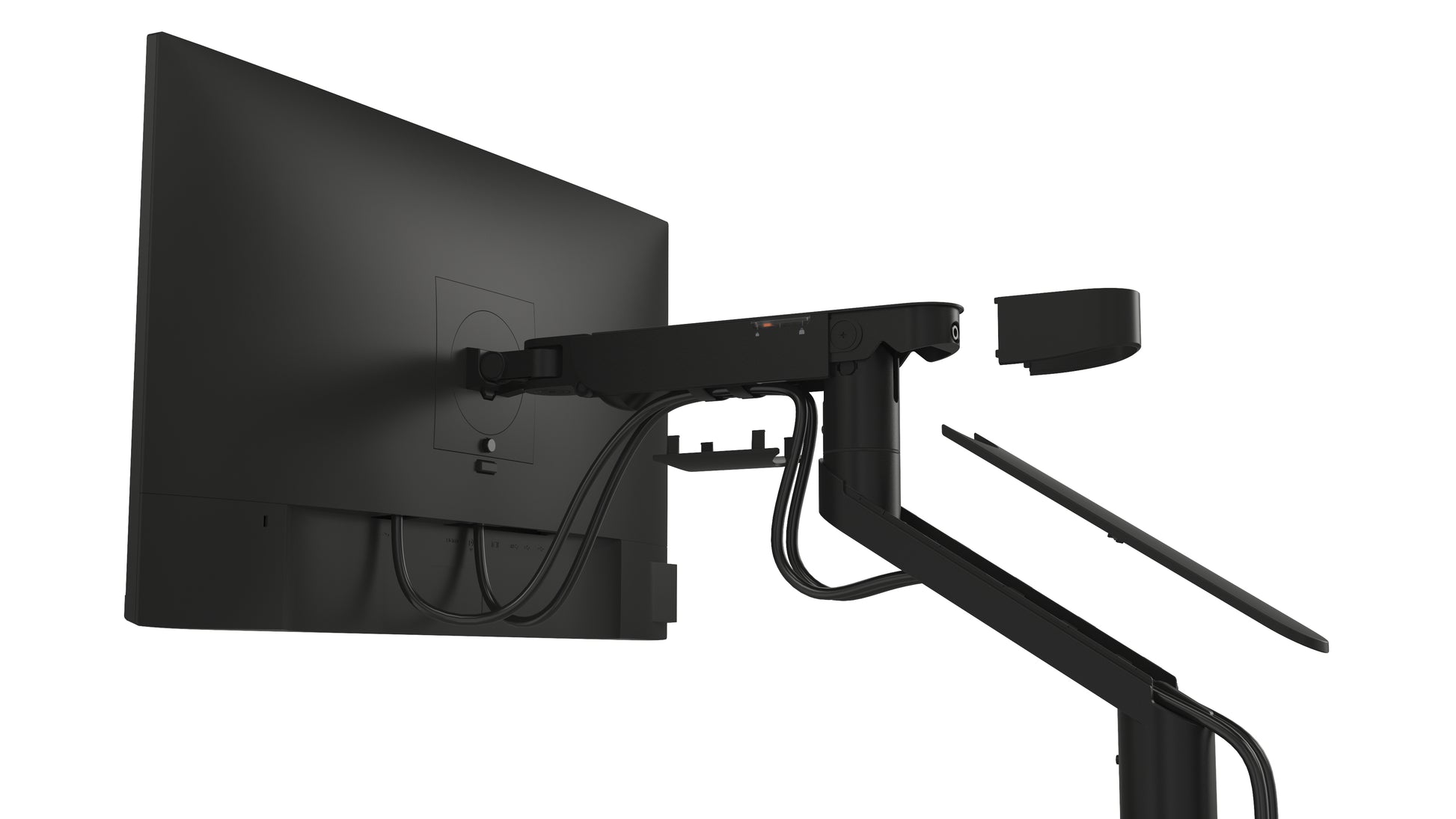 DELL Pro MSA20 – Monitorarm, Tischklemme, bis 38", VESA 100 × 100 mm, 10 kg, schwarz