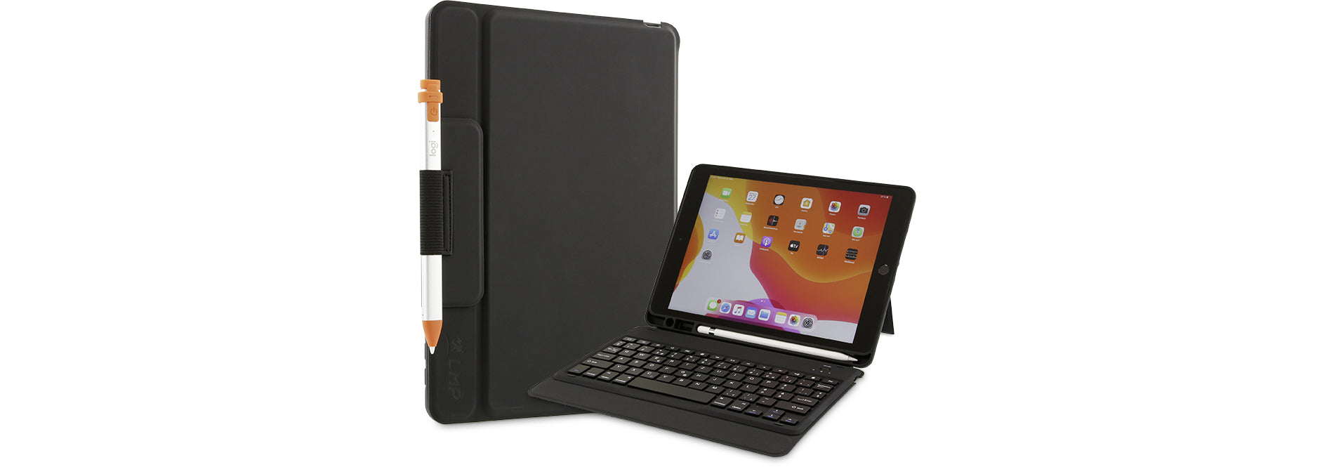 LMP ProtectCase Notebook-Schutzhülle – für Tablets bis 10,2", PU, Schwarz
