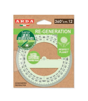 ARDA Winkelmesser 360° – Ø 12 cm – Kunststoff – Transparent
