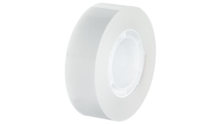 TESA Büro-Klebeband – permanent, klar, Kunststoff, 19 mm × 25 m, Kern Ø 26 mm