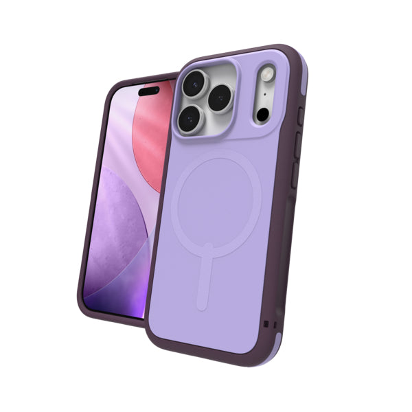 ZAGG Sedona Snap Backcover – für Apple iPhone 17 Pro, MagSafe, Graphen, Violett, bis 4 m Sturzsicher