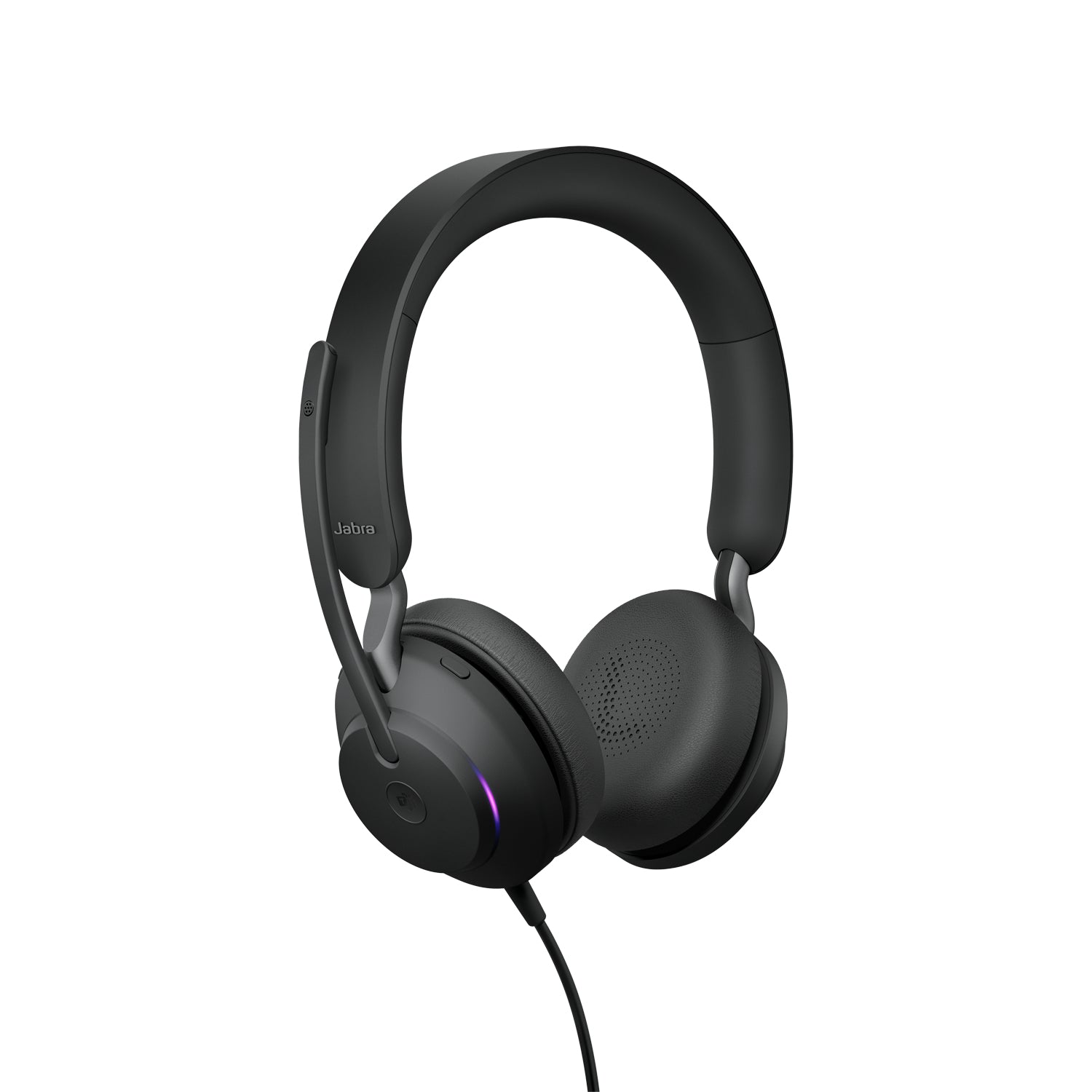 Jabra Evolve2 40 SE MS – Duo Headset – USB-C, Boom-Mikrofon – Schwarz, für Microsoft Teams