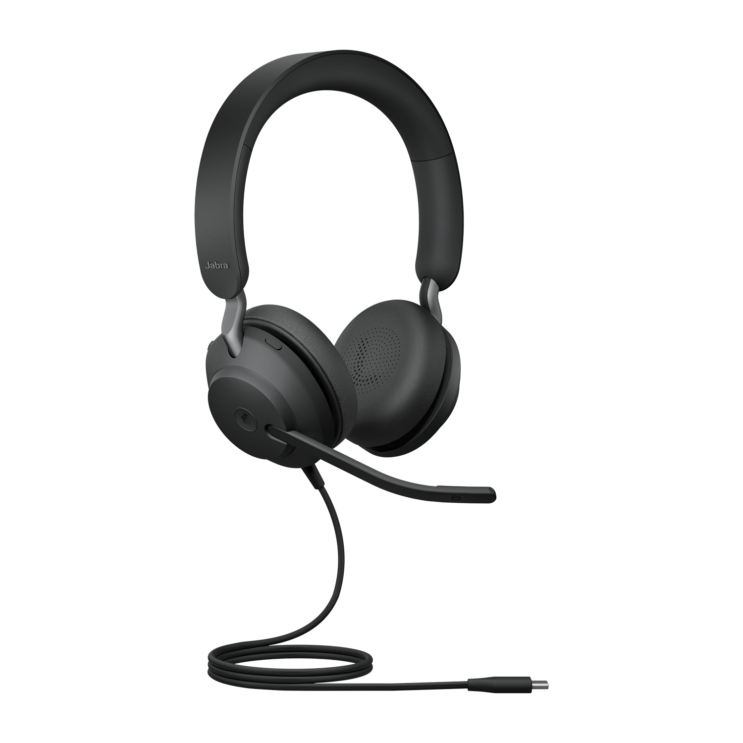 Jabra Evolve2 40 – Duo Headset, On-Ear, USB-C – Schwarz – für Microsoft Teams