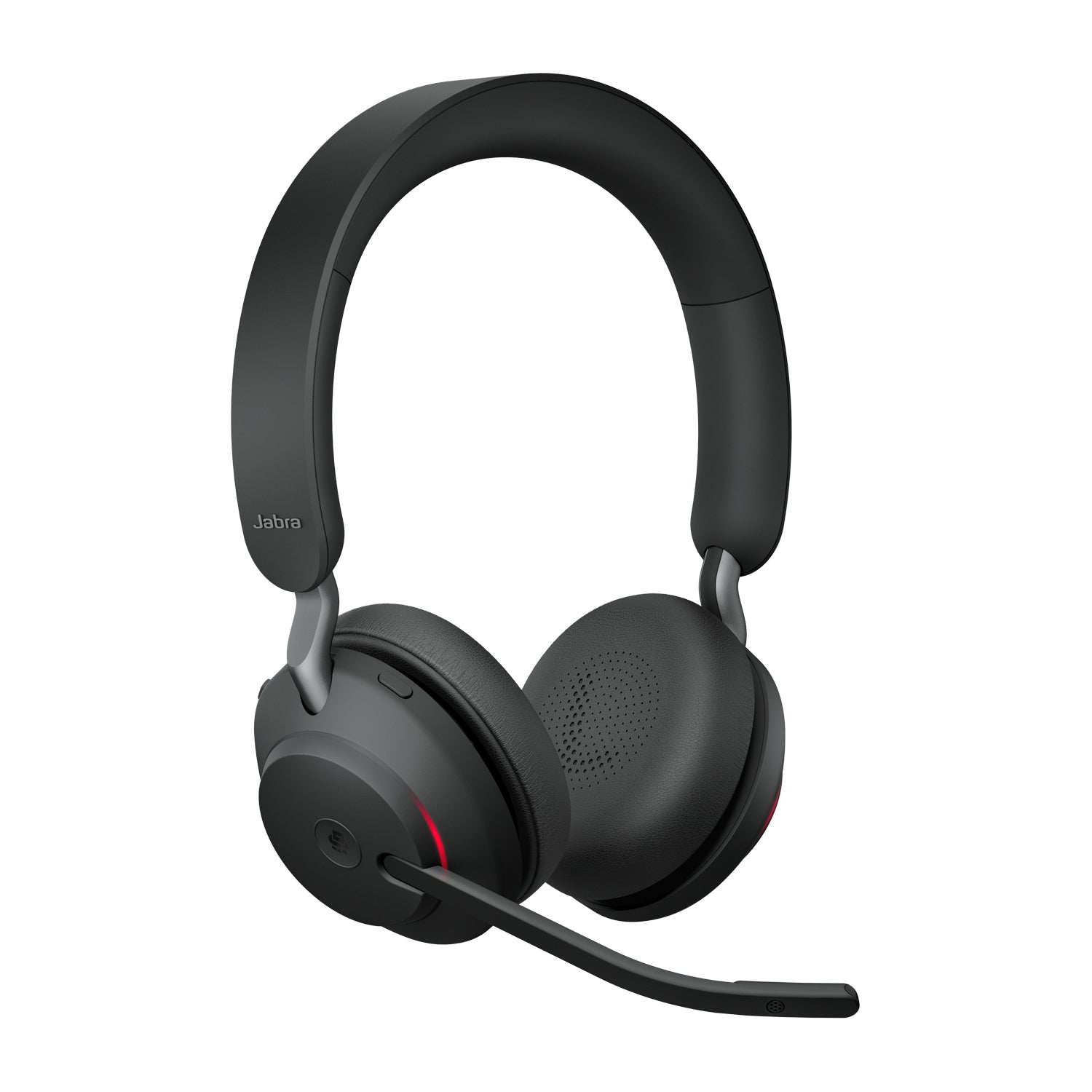 Jabra Evolve2 65 MS Stereo – Duo Headset – USB‑A, Bluetooth, mit Ladestation – für Microsoft Teams