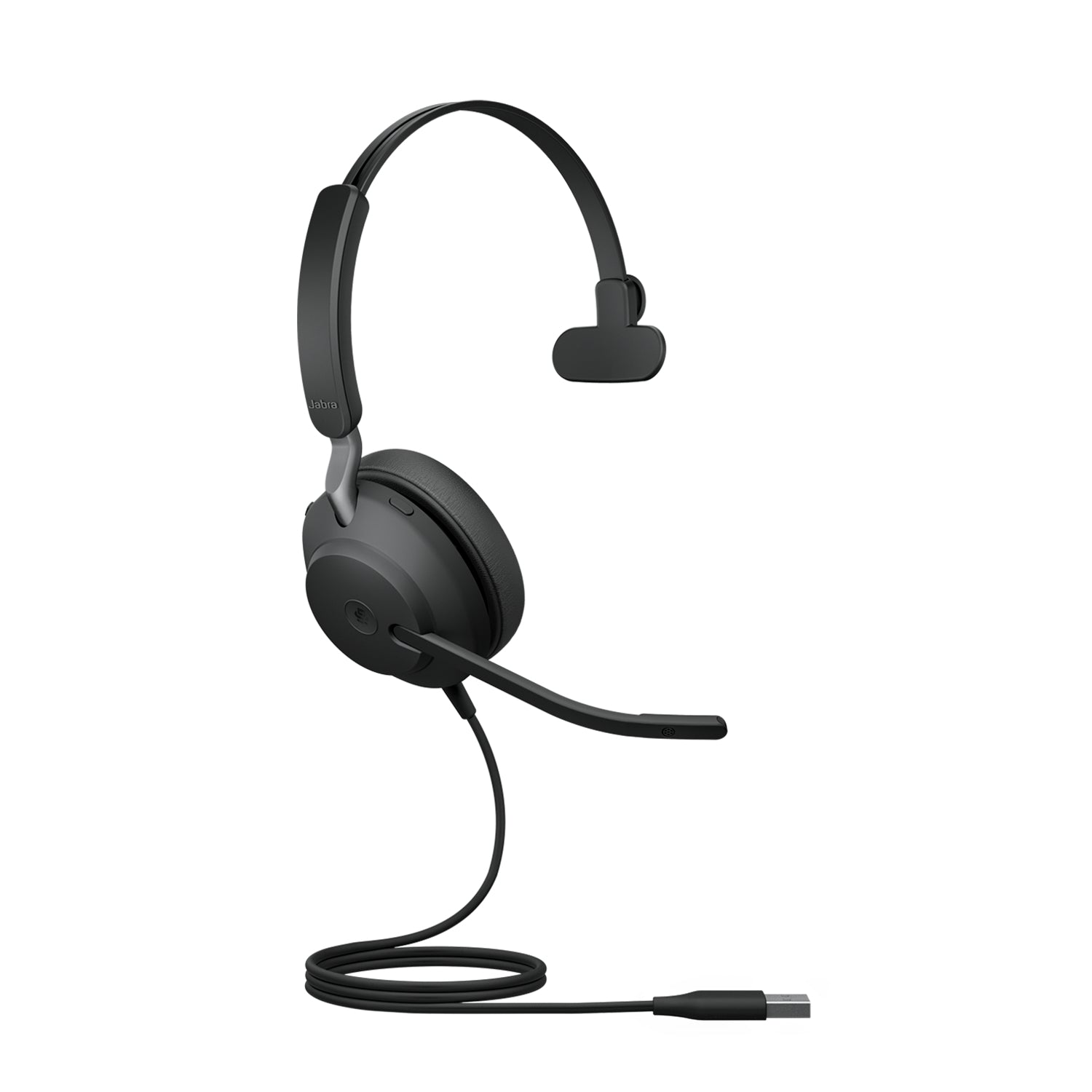 Jabra Evolve2 40 – Mono Headset – USB‑A – für Microsoft Teams – schwarz