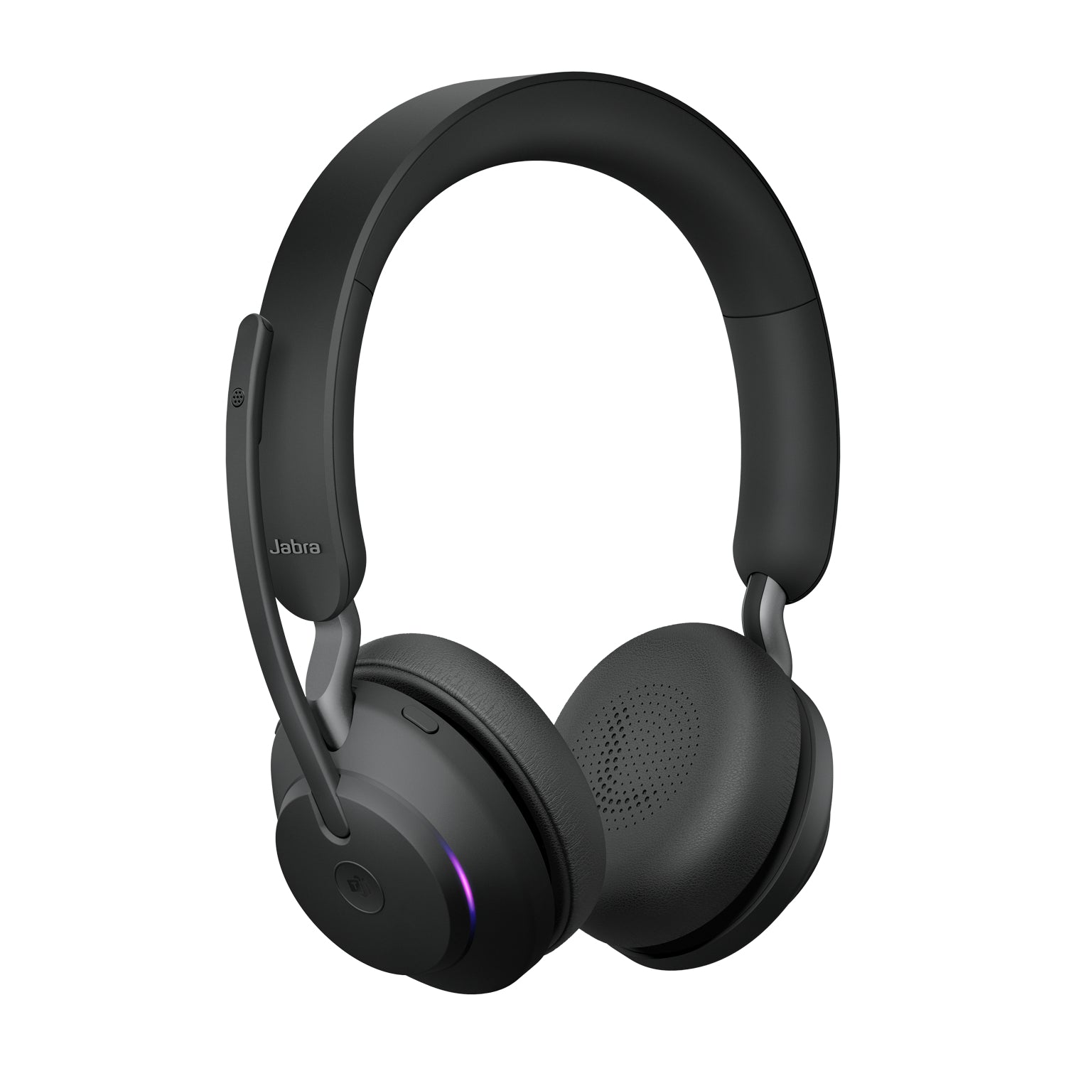 Jabra Evolve2 65 MS Stereo – Duo Headset – USB‑A, Bluetooth, mit Ladestation – für Microsoft Teams