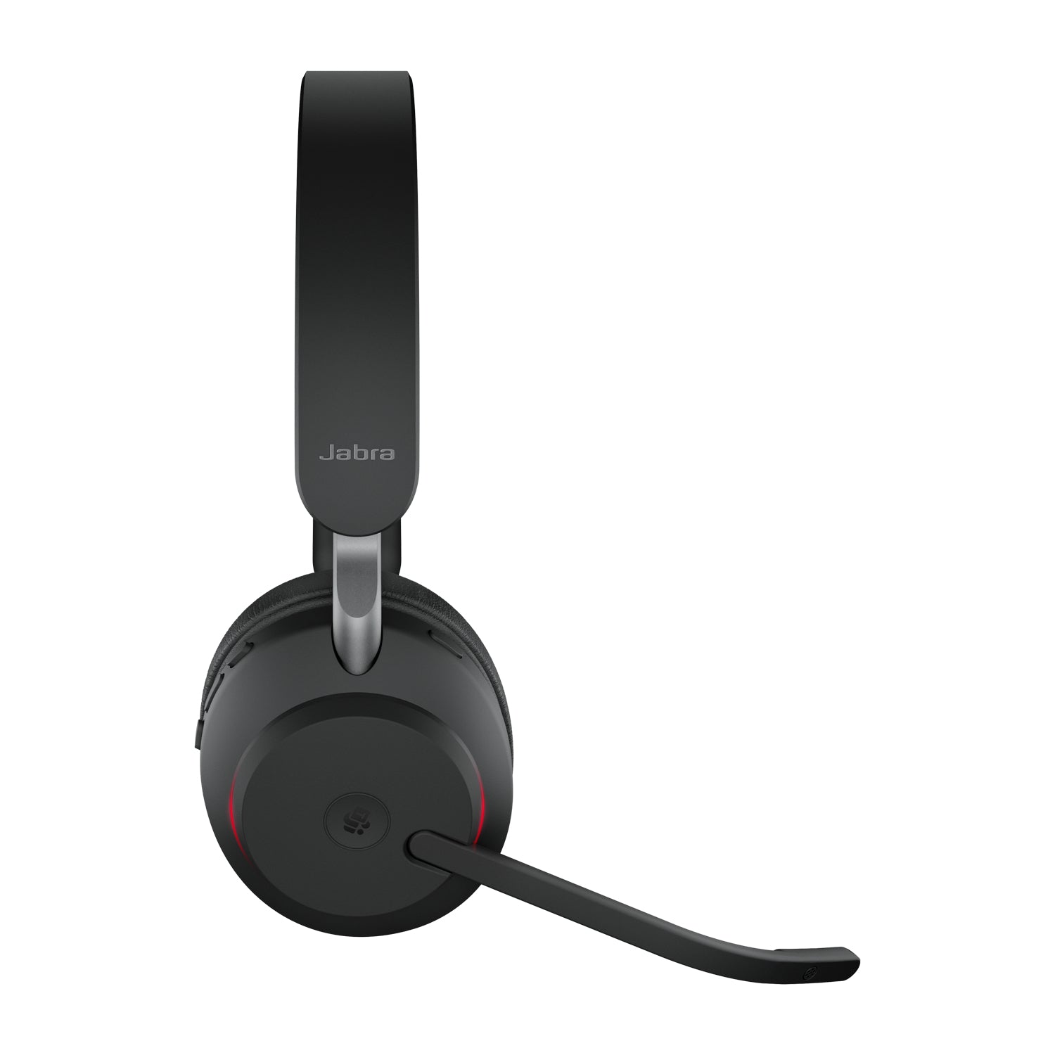 Jabra Evolve2 65 MS Stereo – Duo Headset – USB‑A, Bluetooth, mit Ladestation – für Microsoft Teams