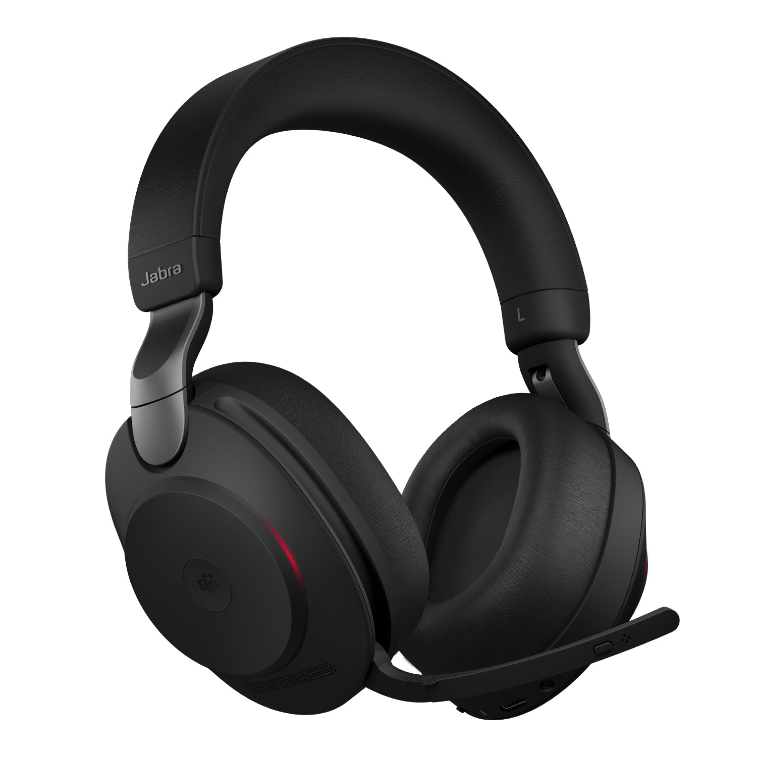 Jabra Evolve2 85, Link380a MS – Duo Headset – Bluetooth, USB‑A – Schwarz – für Microsoft Teams