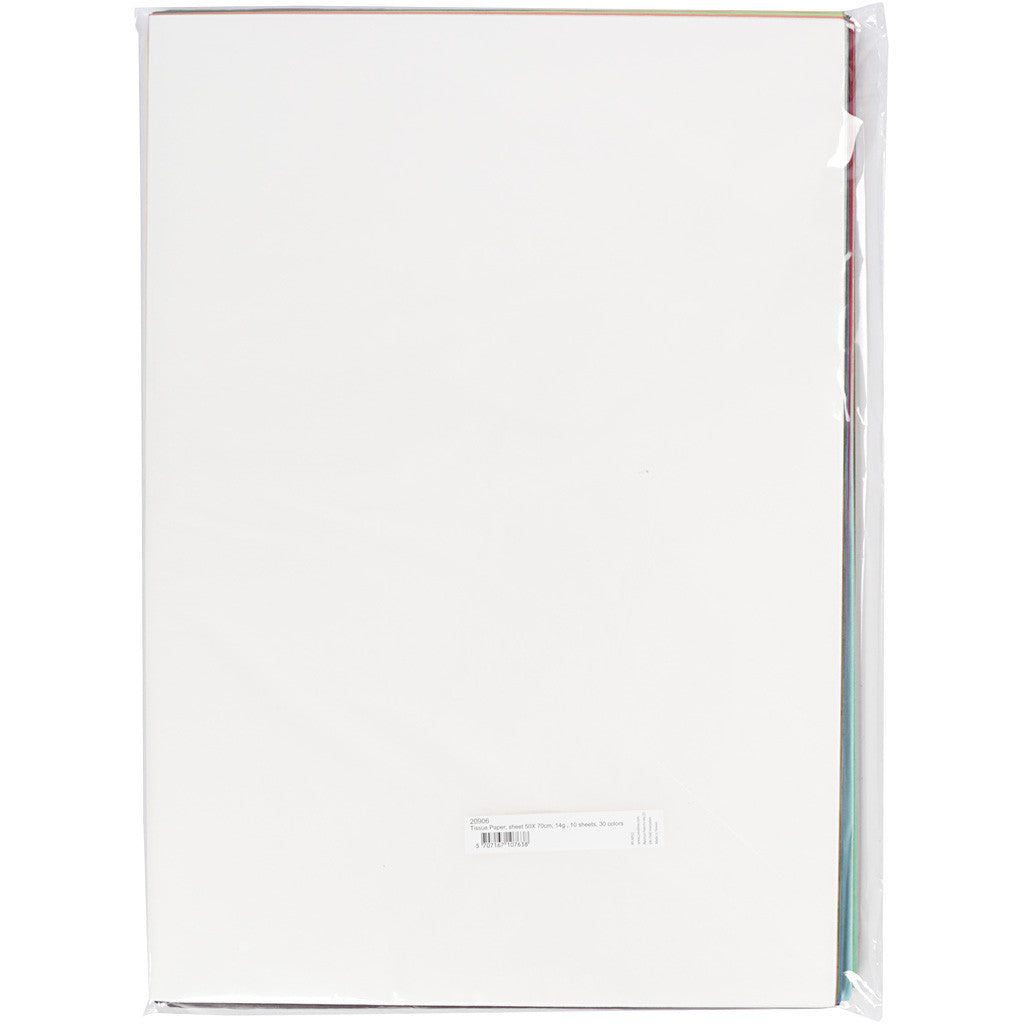 Creativ Company Seidenpapier – 50 × 70 cm, mehrfarbig, 14 g/m² – 300 Blatt