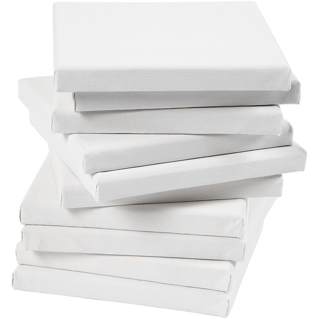 Creativ Company Keilrahmen, Baumwolle, 20 × 20 × 1,6 cm, Weiss
