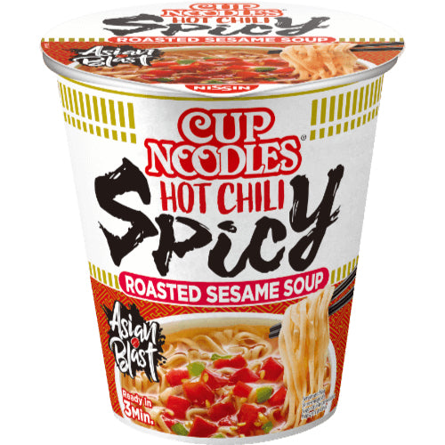 Nissin Cup Noodles Instantnudeln Chili Becher – 66 g