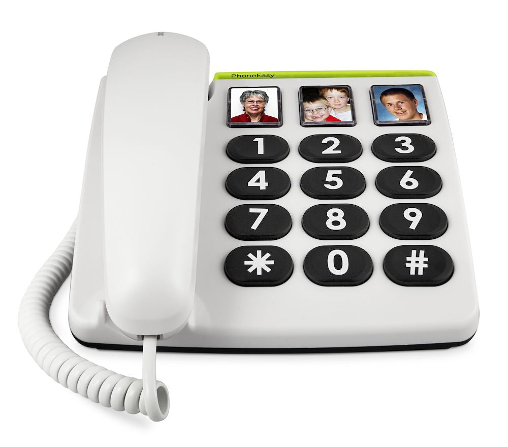 Doro PHONEEASY 331PH – DECT, schnurgebunden, weiss