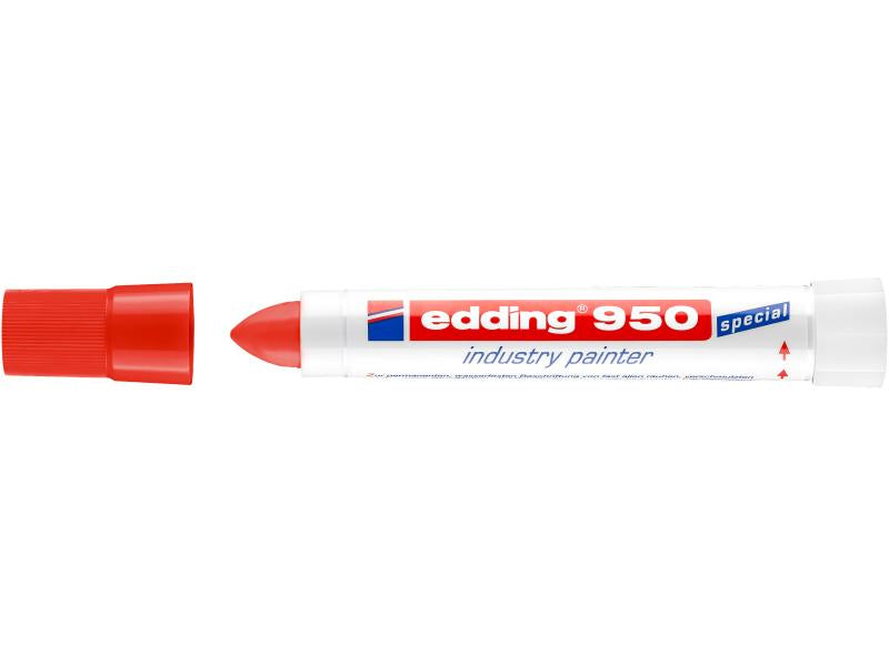 Edding 950 Permanentmarker – Feine Spitze 10 mm – Rot