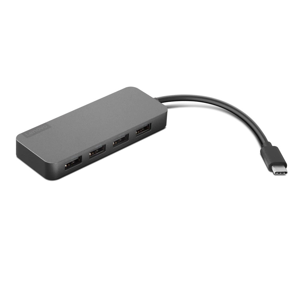 Lenovo 4X90X21427 USB-Hub – USB-C, 4× USB-A, für Windows/ChromeOS