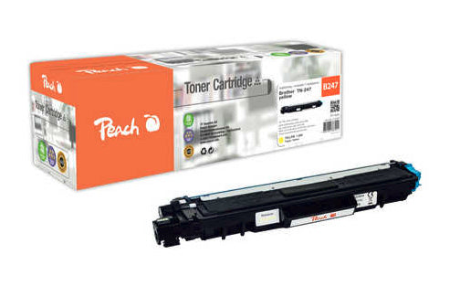 Peach TN-247Y Gelber Toner – Kompatibel – 2'300 Seiten – für Brother DCPL 3500 Serie/DCPL 3510 CDW