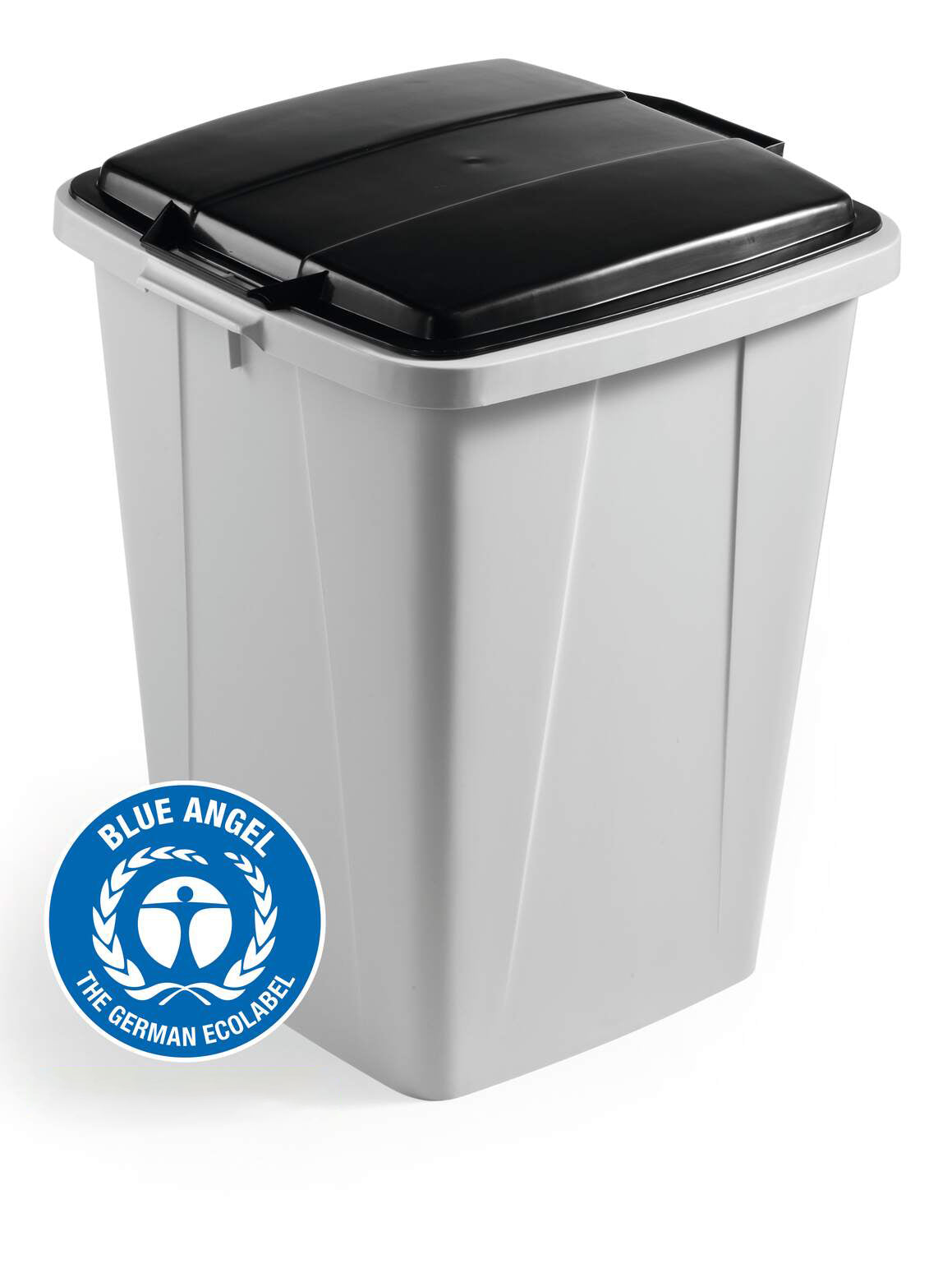 Durable Recyclingbox DURABIN ECO – 90 l – Kunststoff, rechteckig – grau