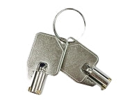 QNAP KEY-HDDTRAY-01 – Schlüssel für HDD-Einschub, 2 Stück, Silber