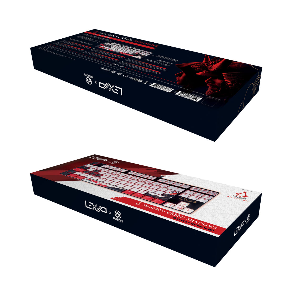 Lexip X Ubisoft AC Shadows – Tastatur, CH-Layout (DE-CH)