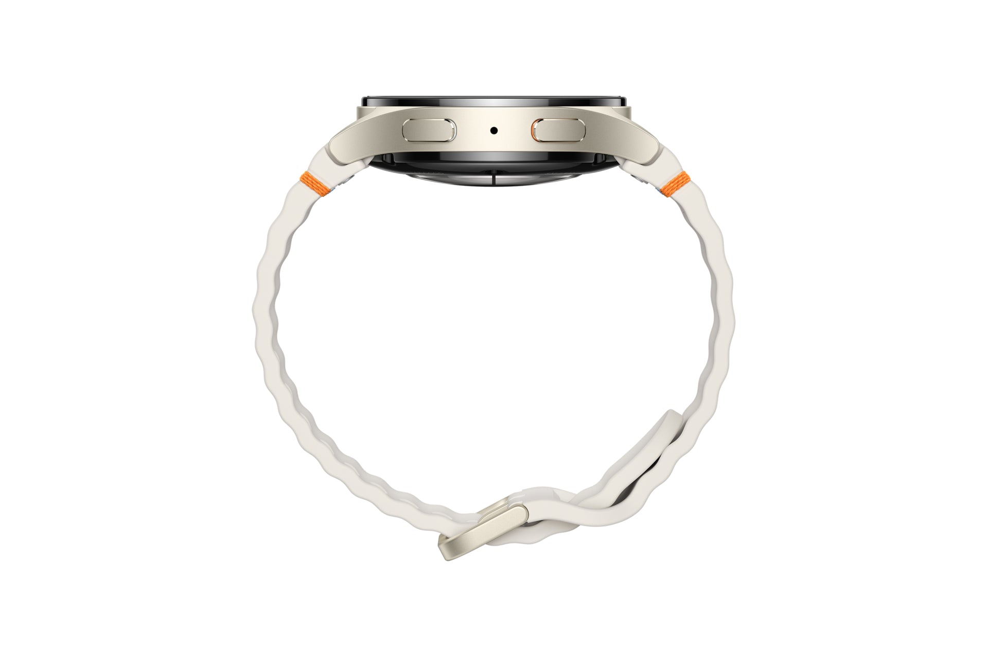 Samsung Galaxy Watch 7 40 mm GPS – Aluminium Cremefarben, S/M, 50 m