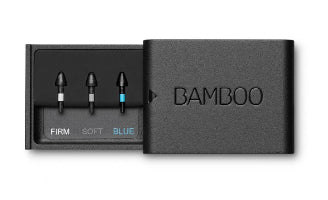 Wacom ACK24006Z – Ersatzspitzen – 3er-Pack – Schwarz/Blau/Grau/Weiss – für CS322AK