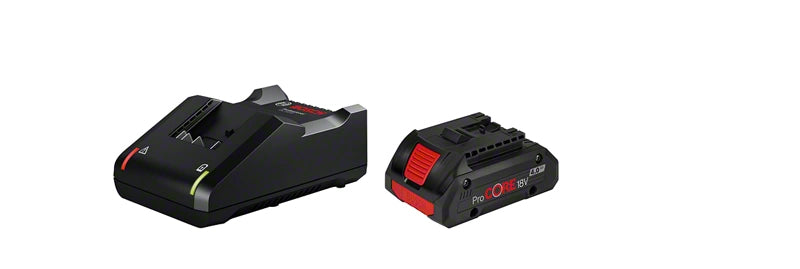 Bosch Professionelles Akku- & Ladegerät-Set 18 V 4,0 Ah (72 Wh) – AMPShare 18 V