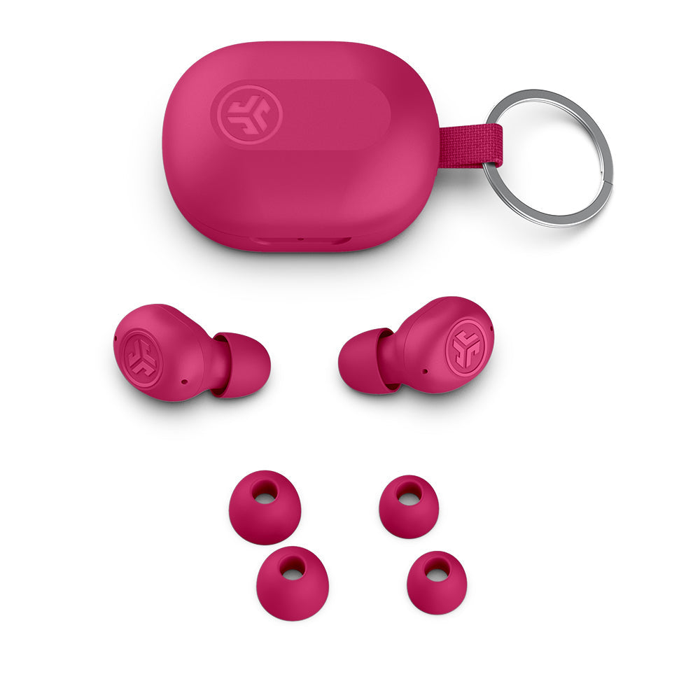 JLab JBuds Mini TWS In-Ear – Stereo, ANC, mit Ladecase, Pink, BT 5.3
