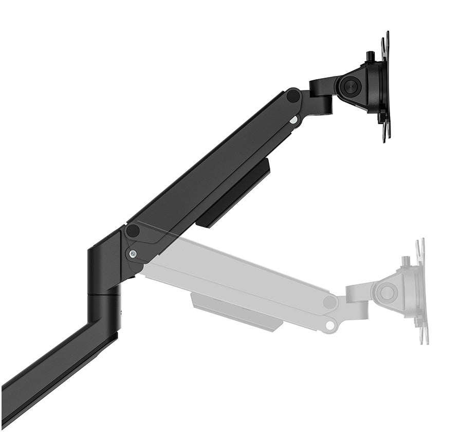 Neomounts Ds70-250Bl2 – Monitorarm, Dual, bis 32", VESA 75 × 75/100 × 100 mm, 9 kg, schwarz