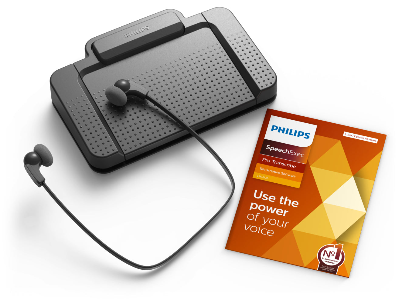 Philips LFH7277 – Transkriptions-Set – USB, 3,5-mm-Klinke, kabelgebunden – für PC – Schwarz, Kunststoff