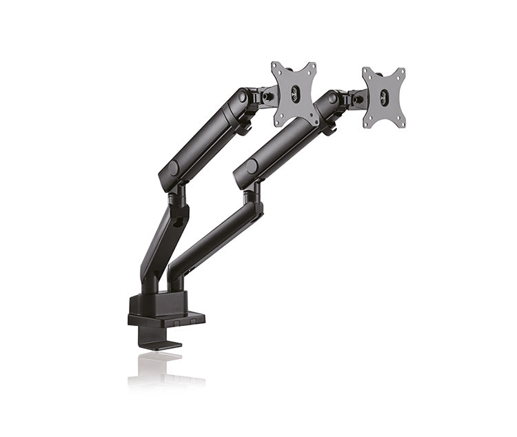 ICY BOX IB-MS314-T – Tischhalterung, Dual, Tischklemme, bis 32", VESA 75 × 75/100 × 100 mm, 16 kg