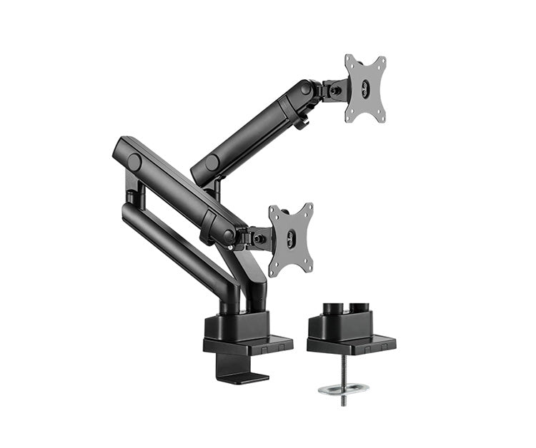 ICY BOX IB-MS314-T – Tischhalterung, Dual, Tischklemme, bis 32", VESA 75 × 75/100 × 100 mm, 16 kg