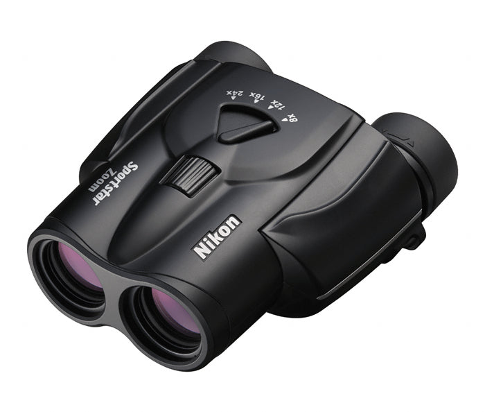 Nikon Sportstar Zoom 8–24×25 Fernglas – Naheinstellgrenze 4 m, Schwarz