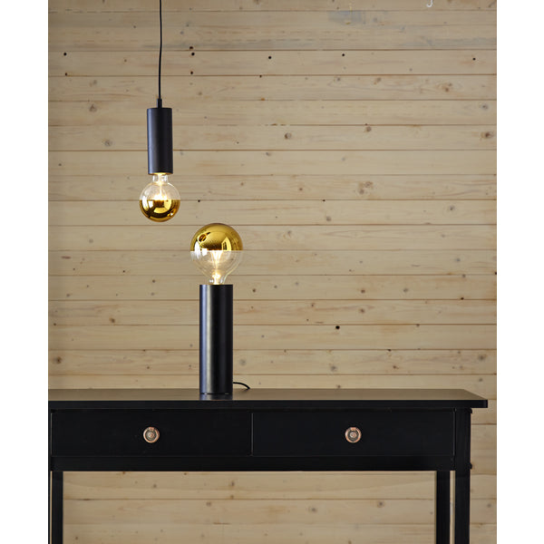 Star Trading Lampenhalter E27 – 3,5 m Kabel mit Schalter, Schwarz, Kunststoff – IP20