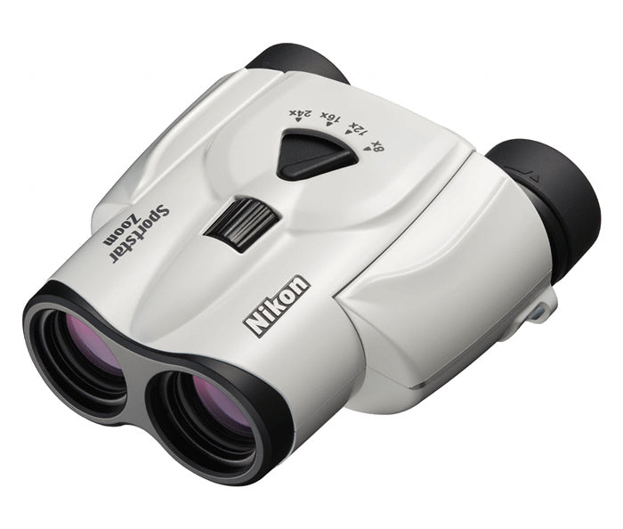 Nikon Kompaktfernglas Sportstar Zoom – 8–24×25 mm, weiss