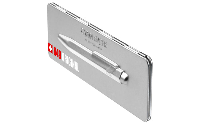 Caran d-Ache Kugelschreiber – Grau Meliert, Aluminium