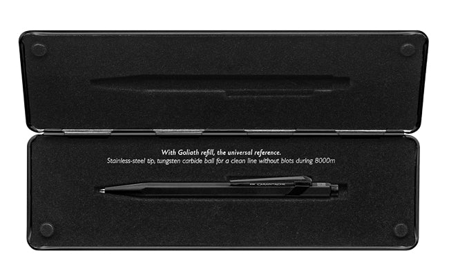 Caran d-Ache Caran d'Ache Kugelschreiber – Schwarz, seidenmatt, Aluminium
