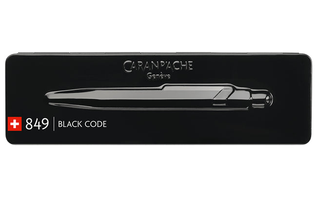 Caran d-Ache Caran d'Ache Kugelschreiber – Schwarz, seidenmatt, Aluminium