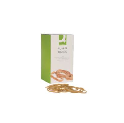 Connect Gummibänder – 3 × 125 mm, Ø 76 mm, braun, Naturkautschuk, 500 g