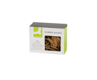 Connect Gummibänder – 1,5 × 125 mm, Ø 76 mm, Braun, Naturkautschuk, 100 g