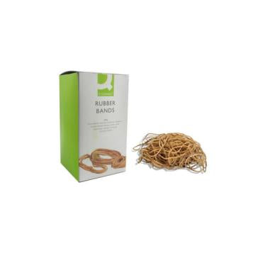 Connect Gummibänder – 9 × 100 mm, Ø 63 mm, Braun, Naturkautschuk, 500 g