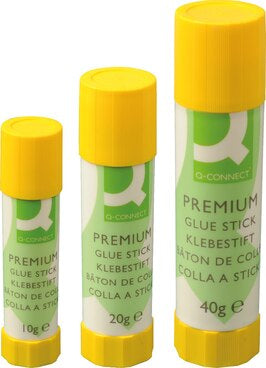 Q-CONNECT Klebestift – Stift, permanent, transparent, lösemittelfrei, 10 g, für Papier, Karton, Fotos usw.