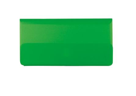 Connect Hängemappen-Klarsichthülsen – 60 × 31 mm, Grün, 25er-Pack